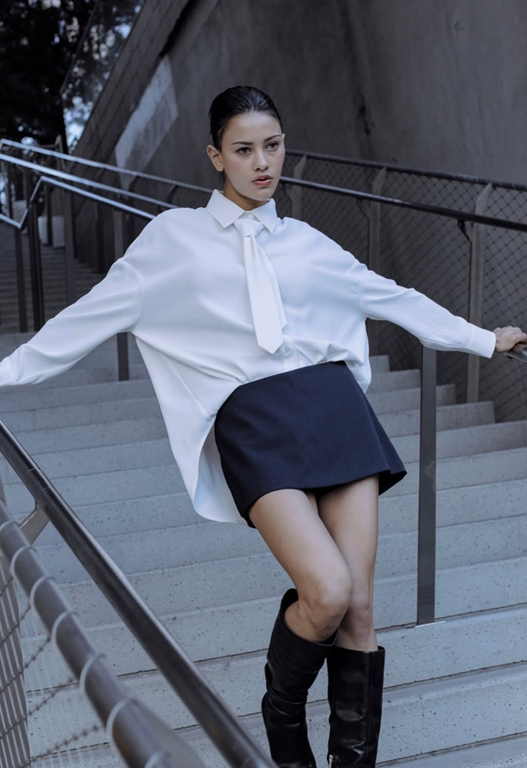 Navy Mini Skort