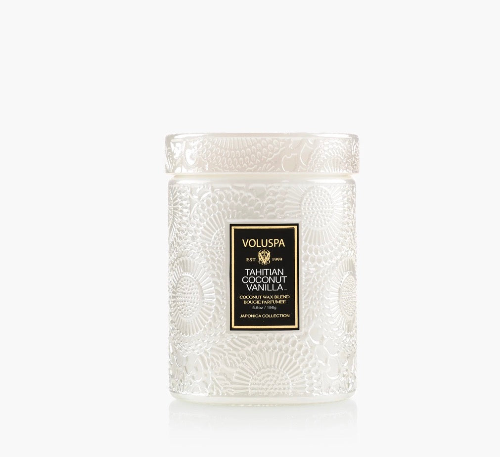 VOLUSPA TAHITIAN COCONUT VANILLA
Small Jar Candle