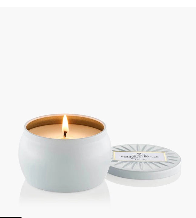 VOLUSPA BOURBON VANILLE
Mini Tin Candle