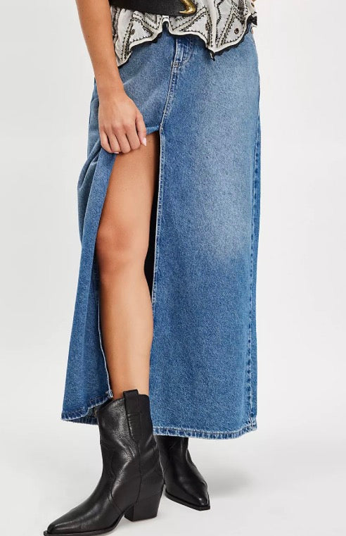 Free People Cat Nap Cowboy Boots (Black Leather)