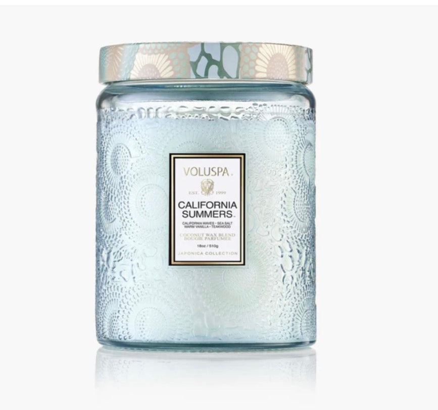 VOLUSPA CALIFORNIA SUMMERS
Large Jar Candle