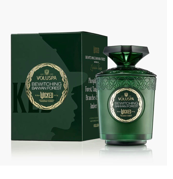 VOLUSPA BEWITCHING BANYAN FOREST
Boxed Candle
Burn time: 60+ Hours