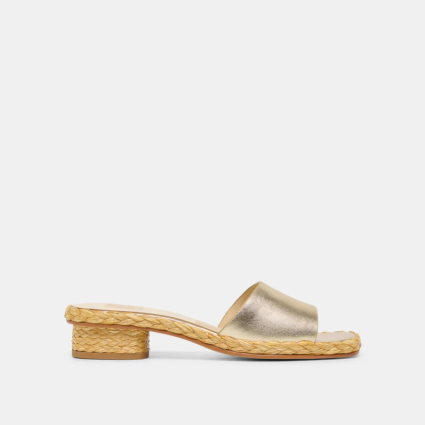 Dolce Vita Dixi Sandals Platinum Leather
