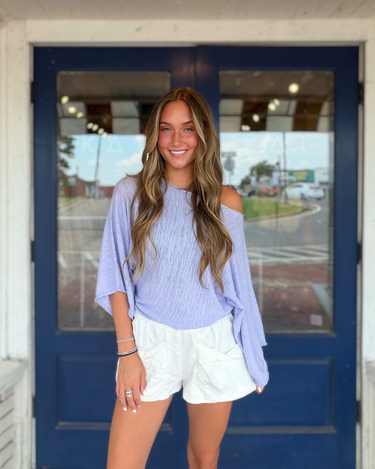 Free People Amber Breeze Off-The-Shoulder Sweater
