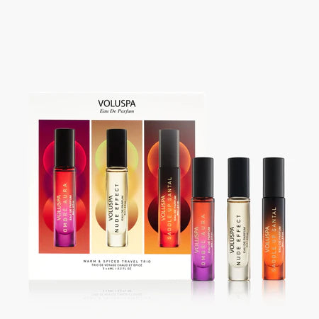 Voluspa WARM & SPICED TRAVEL TRIO