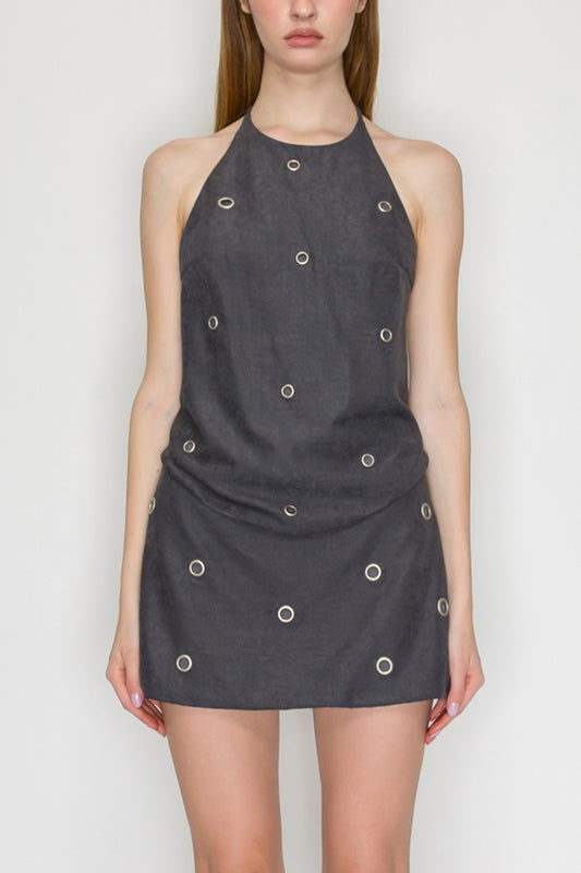 Wren Open Back Micro Skirt Set