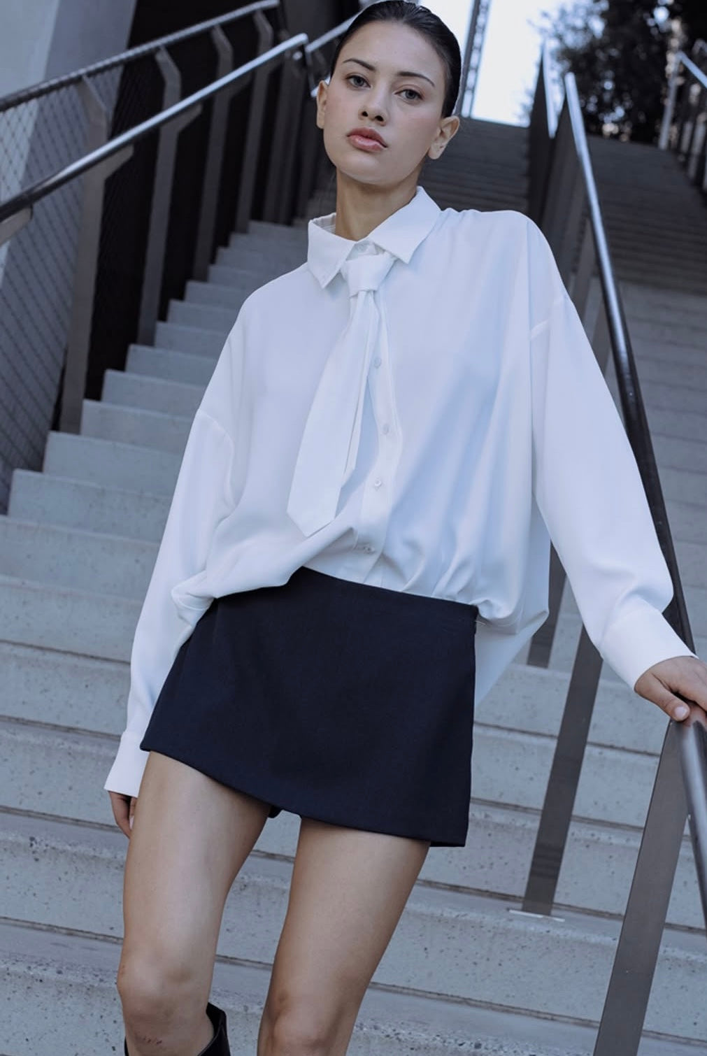 Navy Mini  Skort
