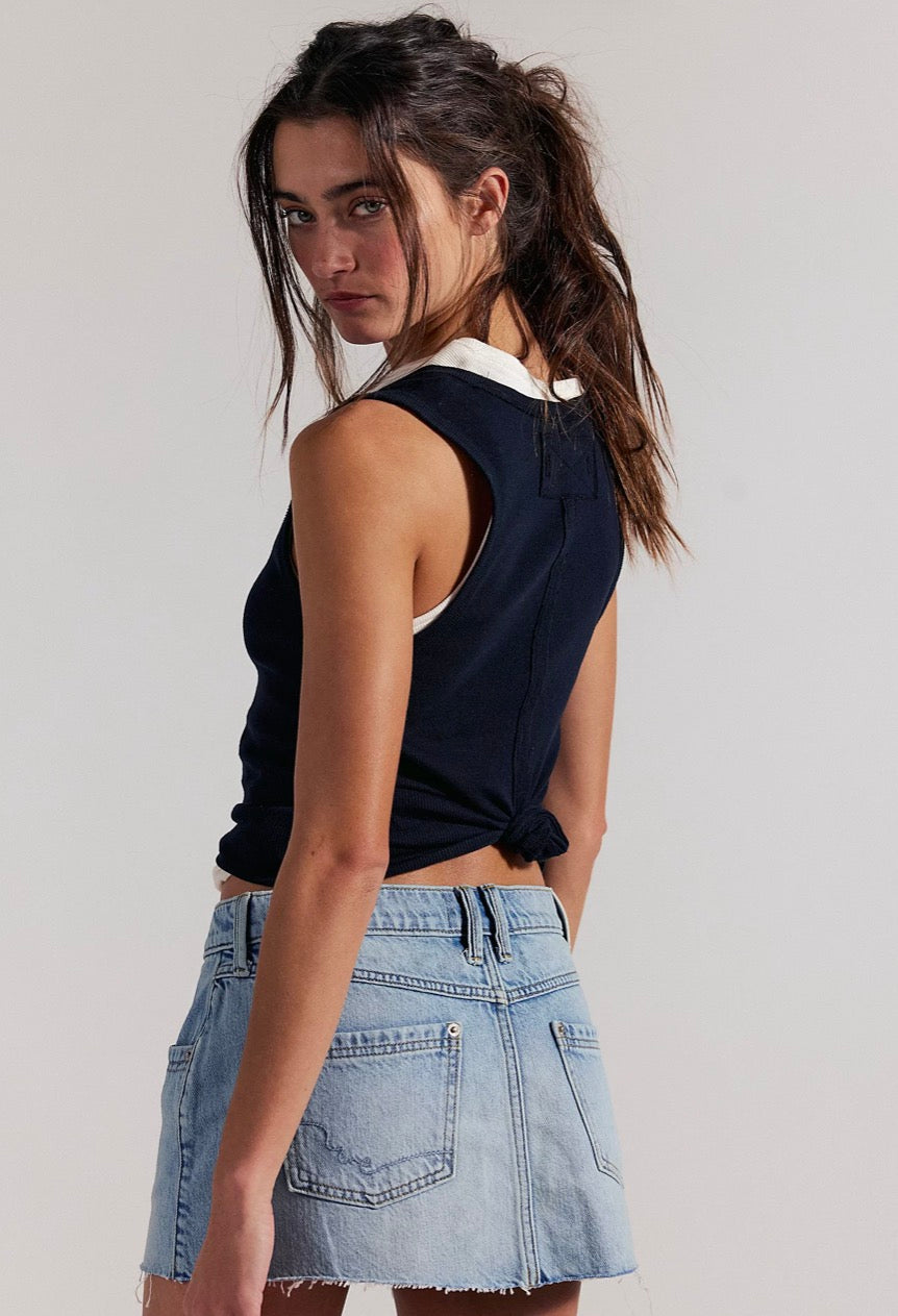 We The Free Lainey Low-Rise Mini Skirt