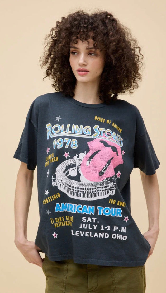 DAYDREAMER                                                                                                     Rolling Stones 1978 American Tour Merch Tee