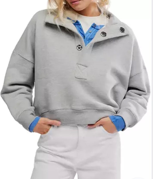 Free People                                                                                               We The Free People Timeless Pullover