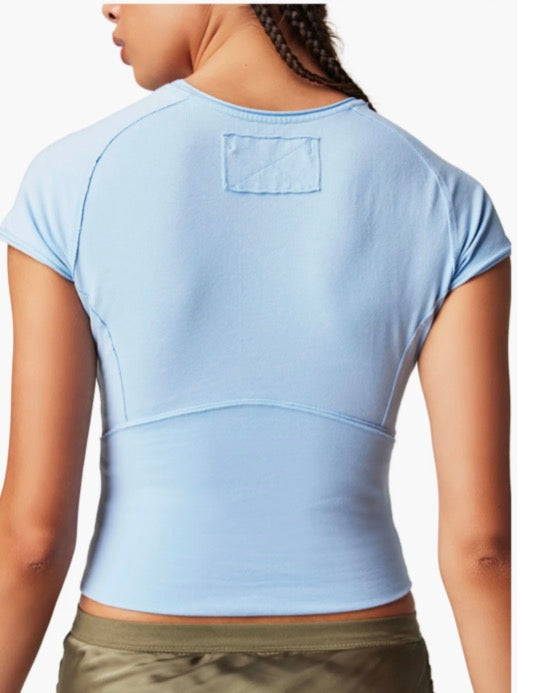 Free People                                                                                            Protagonist Cropped Tee