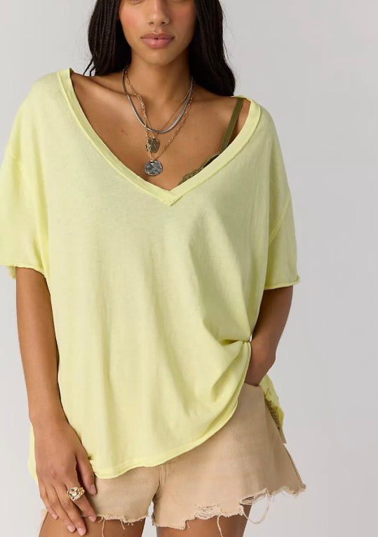 Free People                                                                                                We The Free Nina V-Neck Tee