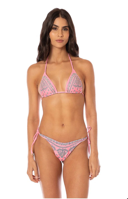 Maaji                                                                                                             Boho Bandana Zen Sliding Triangle Bikini Top