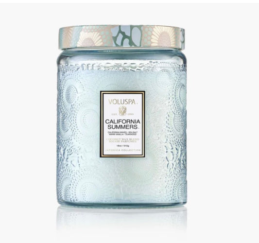 VOLUSPA CALIFORNIA SUMMERS
Large Jar Candle