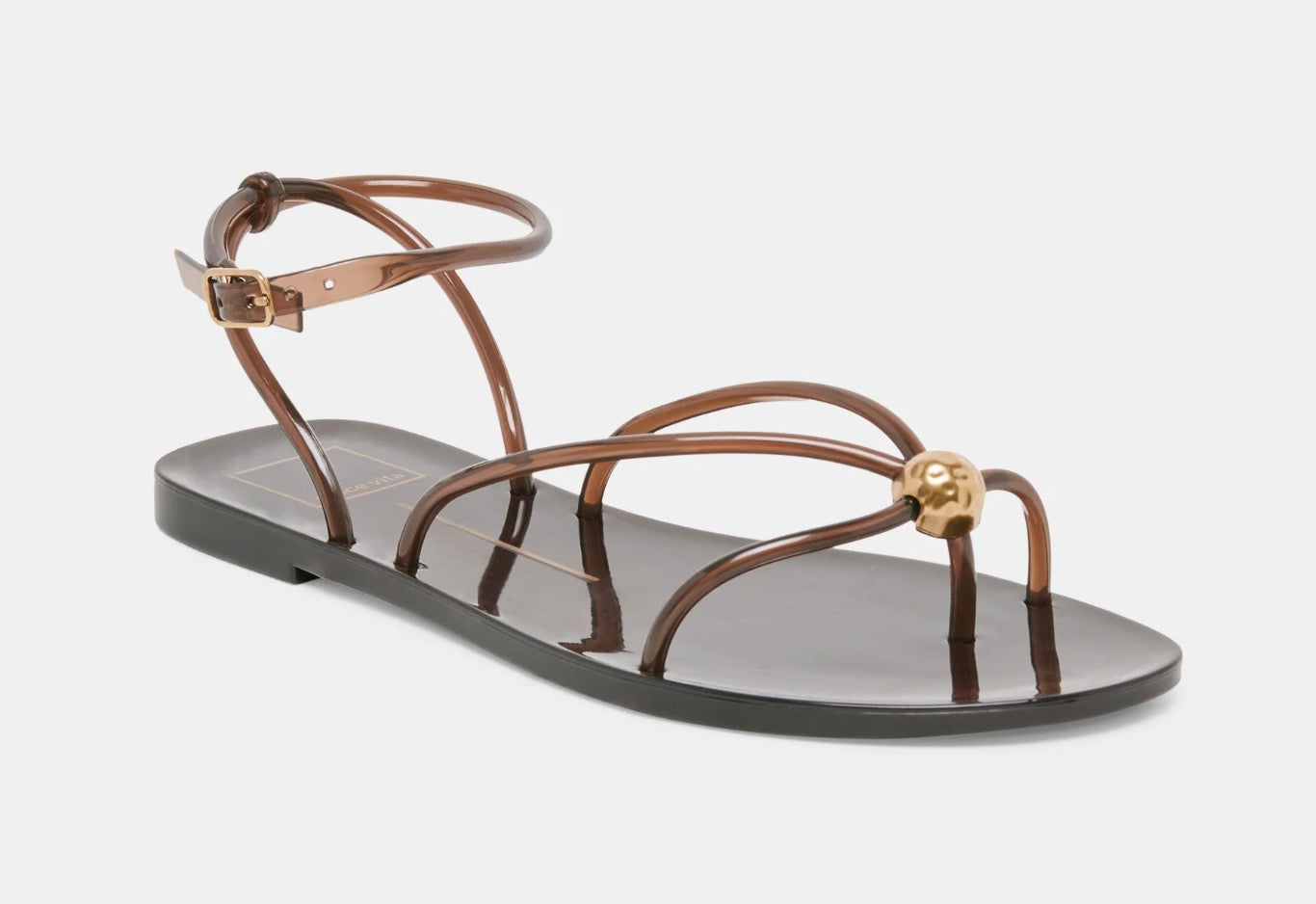 Dolce Vita                                                                                                   Kenley Vinyl Sandals Chocolate Jelly