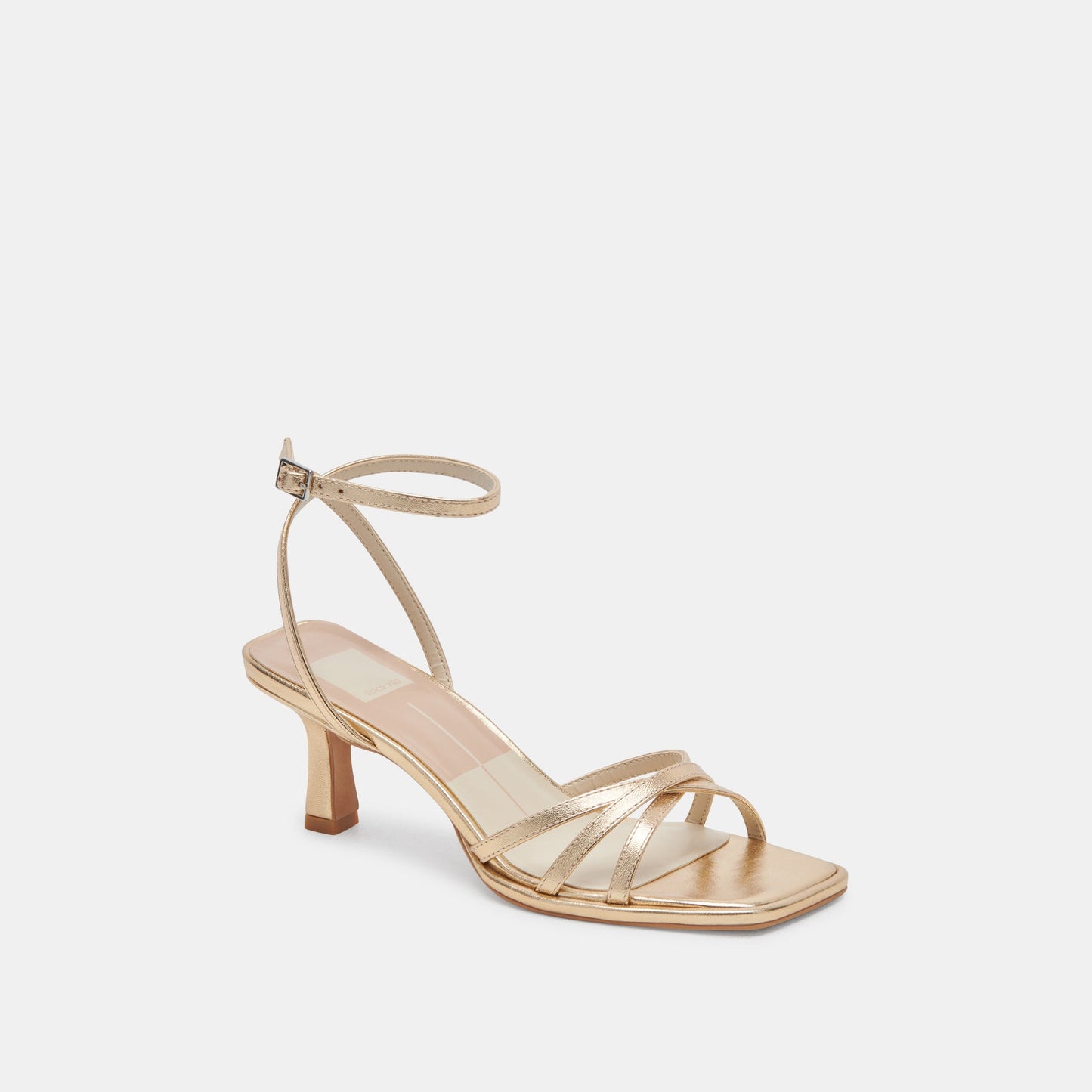 Dolce Vita                                                                                                   Manji Heels Light Gold Metallic Leather