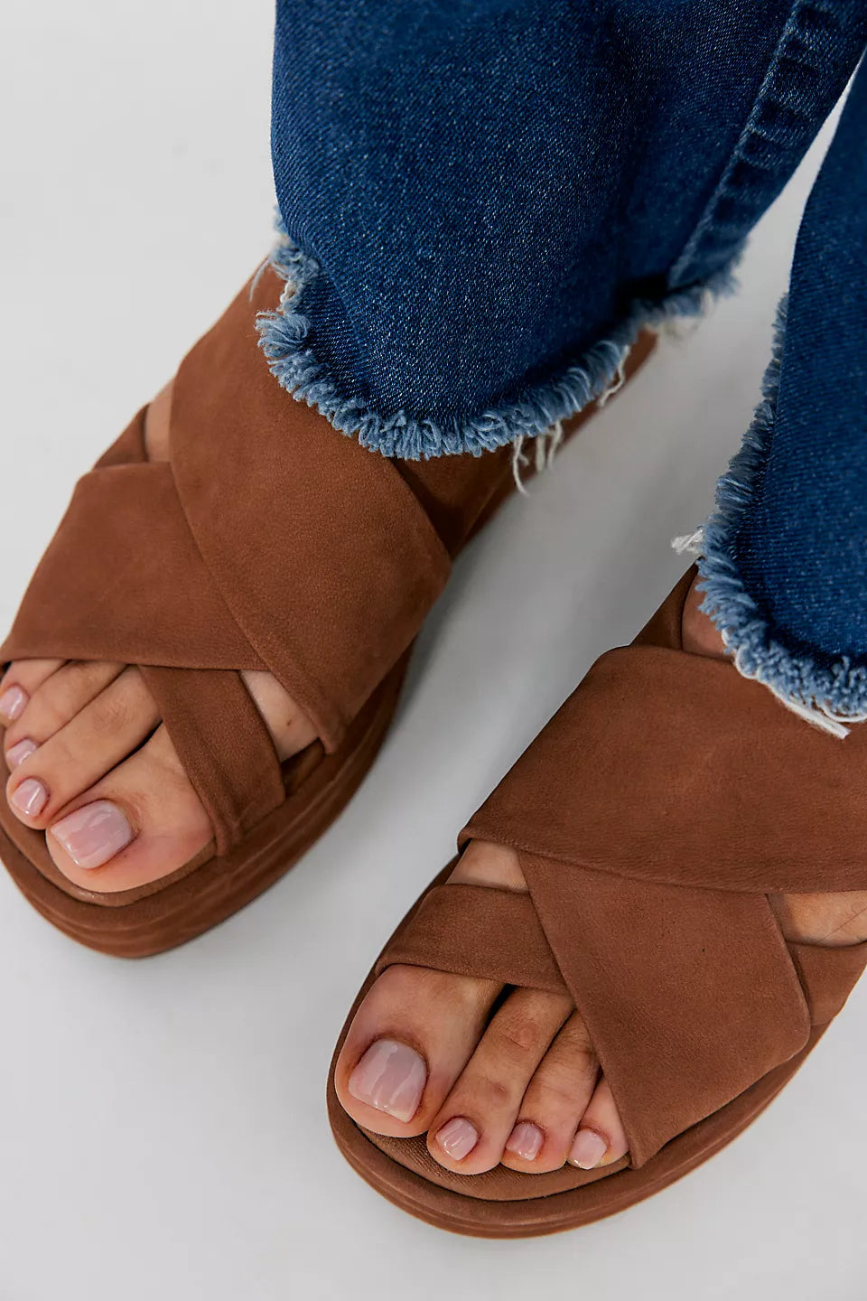 Free People Wanderbay Flatform Sandals