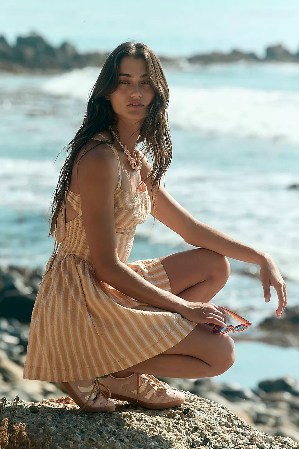 Free People Laurel Plaid Mini Dress