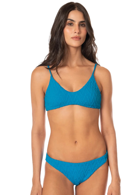 Maaji Lagoon Fog Liberties Classic Bralette Bikini Top