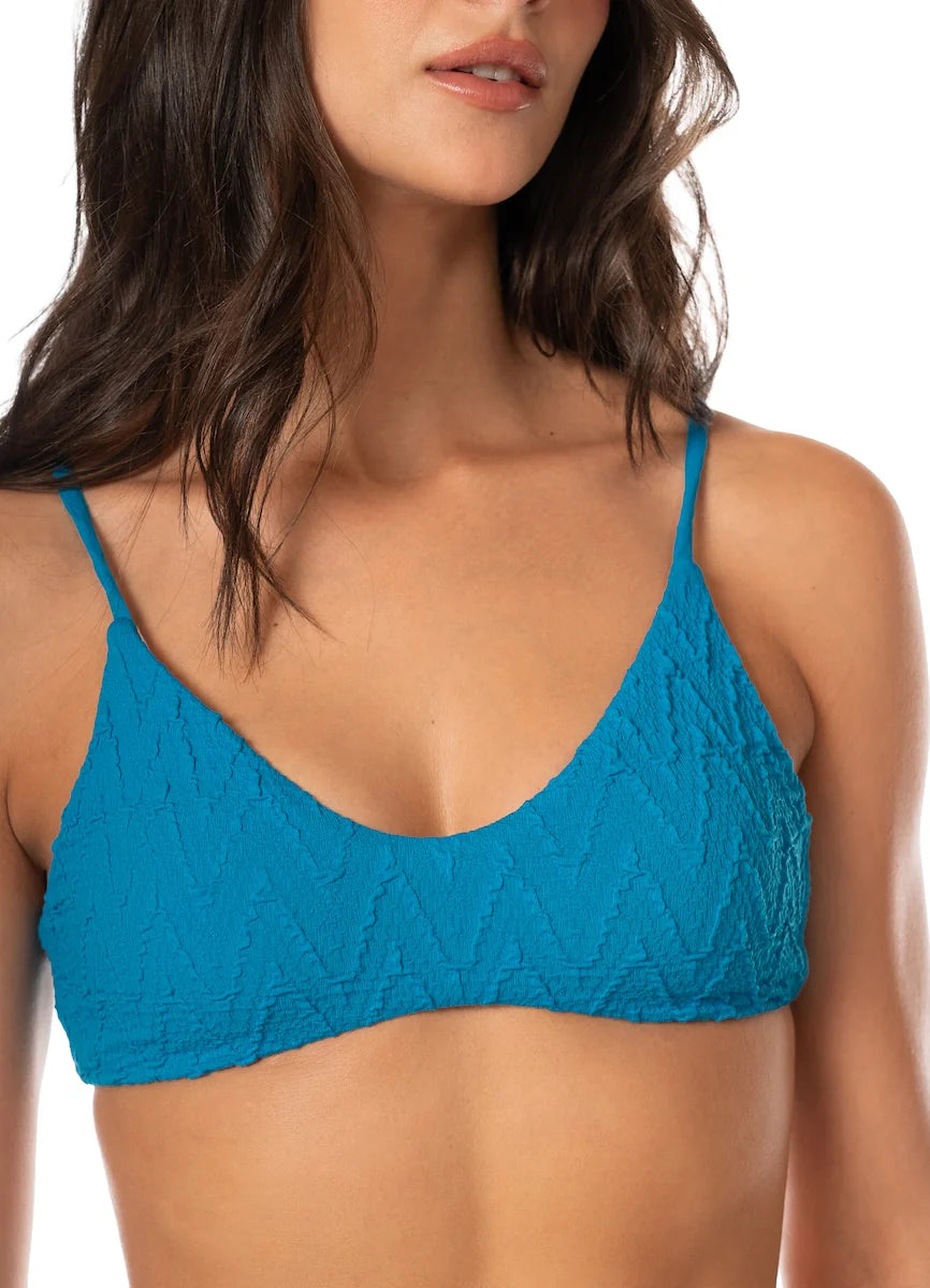 Maaji Lagoon Fog Liberties Classic Bralette Bikini Top