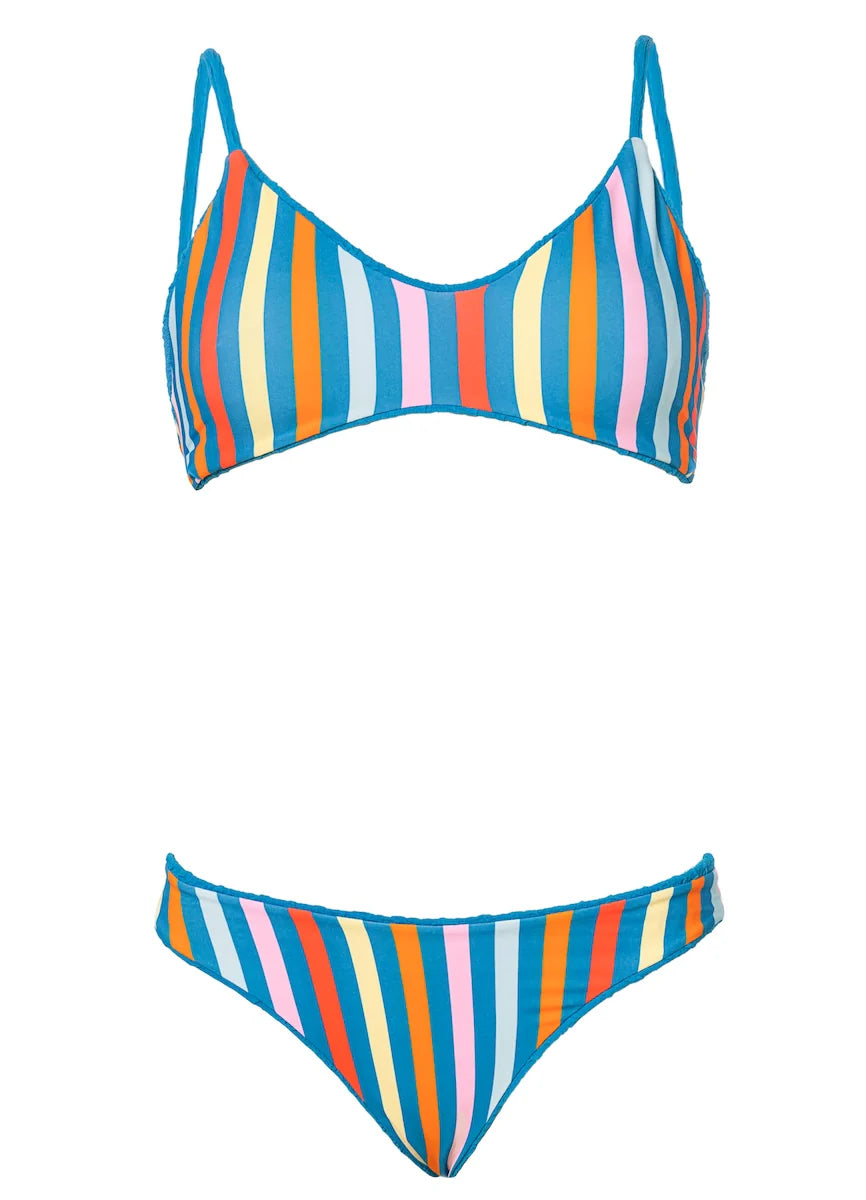 Maaji                                                                                                        Lagoon Fog Sublimity Regular Rise Classic Bikini Bottom