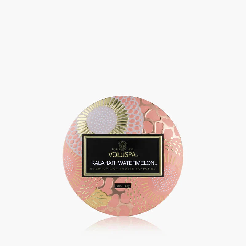 Voluspa KALAHARI WATERMELON
Mini Tin Candle