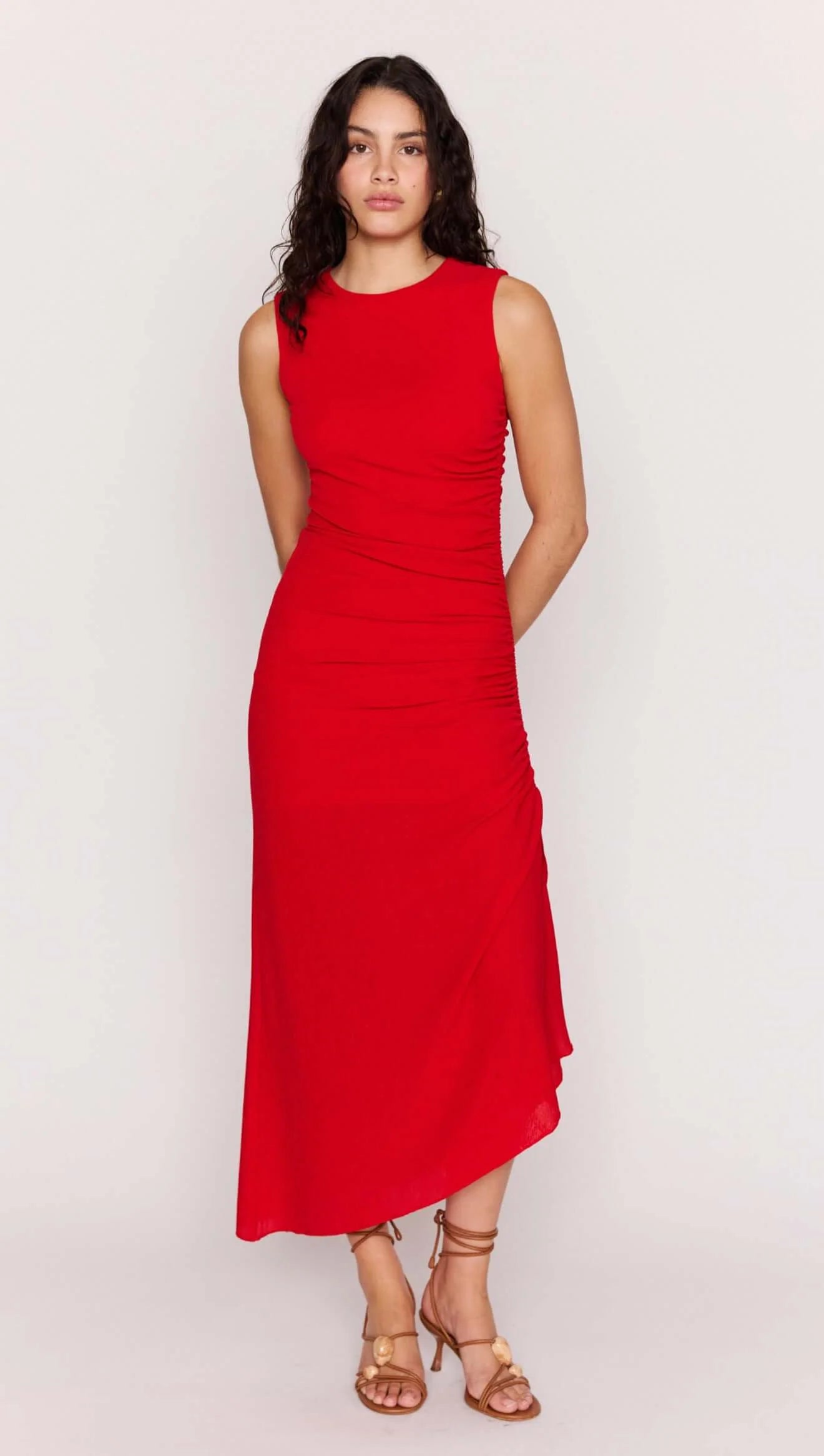 MINKPINK                                                                                                  Rosa Drawstring Midi Dress