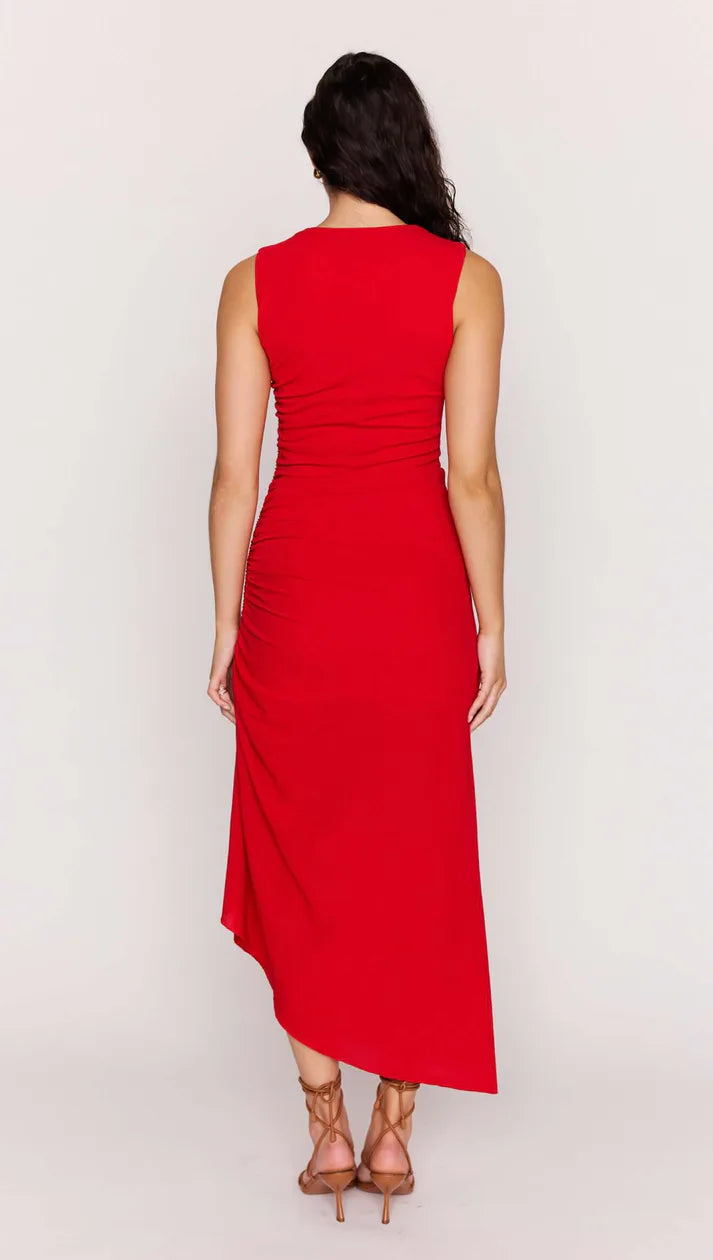 MINKPINK                                                                                                  Rosa Drawstring Midi Dress