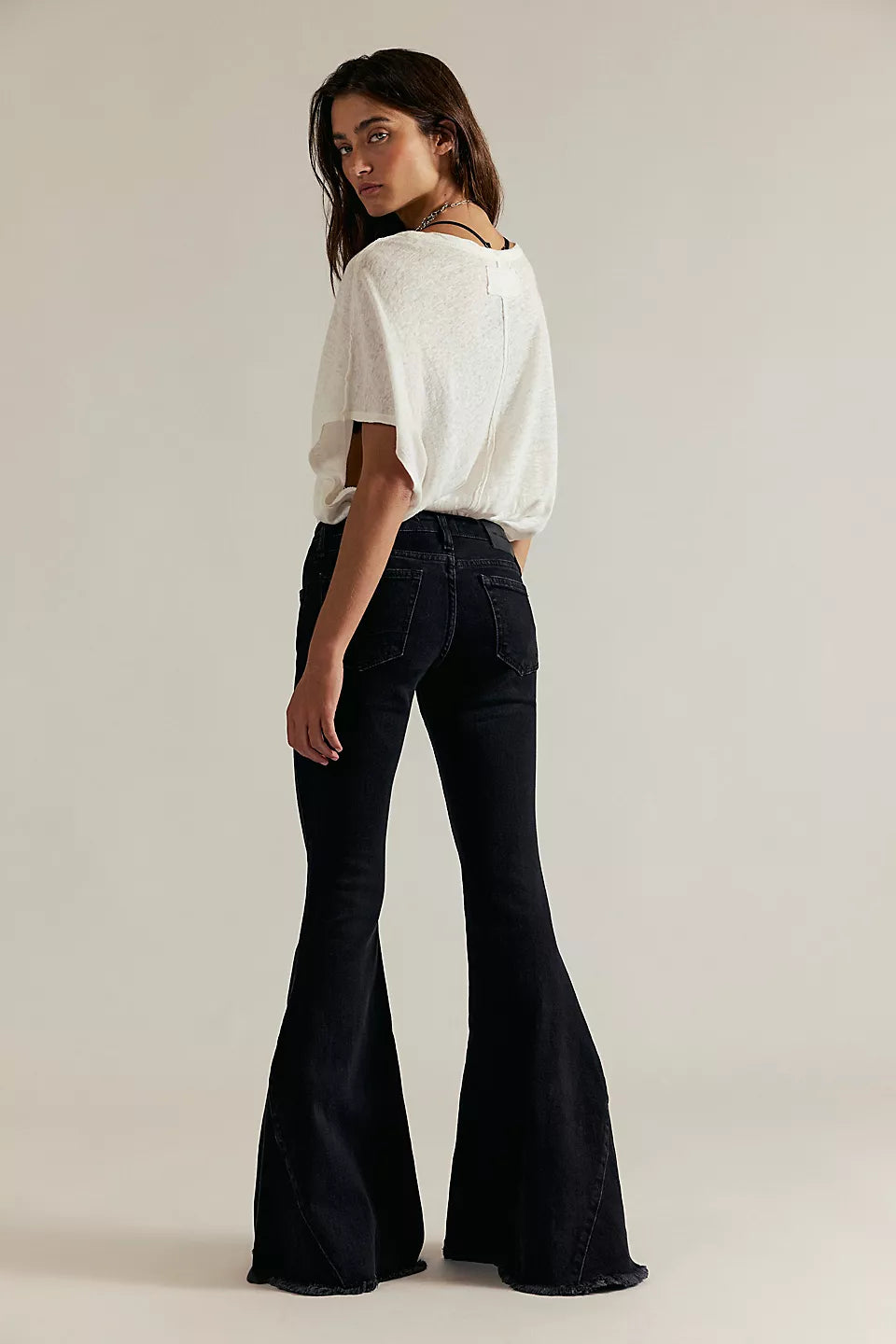 We The Free Emre Low-Rise Flare Jeans