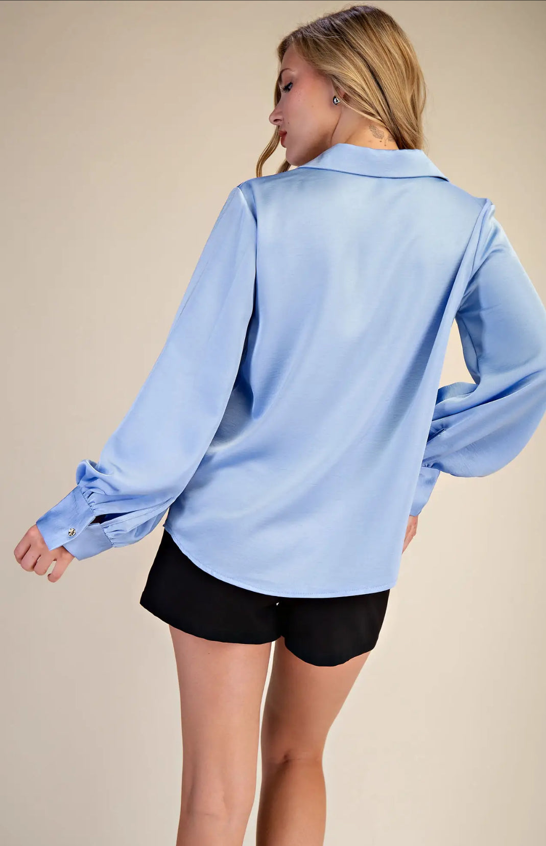 Powder Blue Button Down Shirt