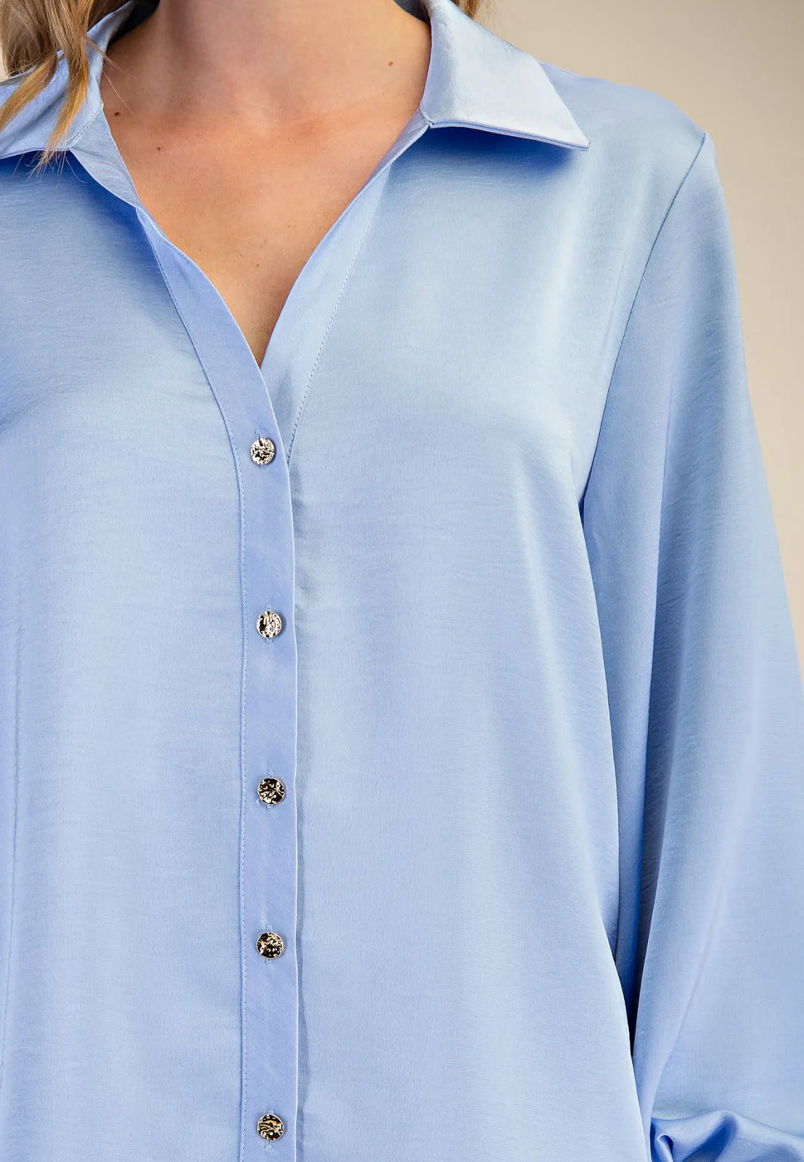 Powder Blue Button Down Shirt