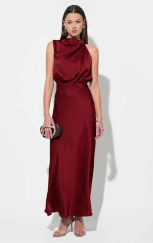 Adelyn Rae                                                                                                  KATE COWL DRAPE ASYMMETRICAL MAXI